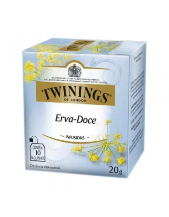 CHA TWININGS ERVA-DOCE 12DSX10X20G