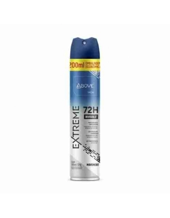 DESODORANTE ANT ABOVE EXTREME MOVEMENT 72H 12X200ML/120G