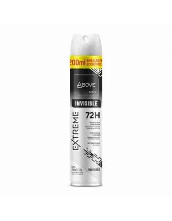 DESODORANTE ANT ABOVE EXTREME INVISIBLE 72H 12X200ML/120G