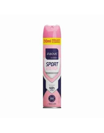 DESODORANTE ANT ABOVE SPORT ENERGY WOMEN 12X200ML/120G