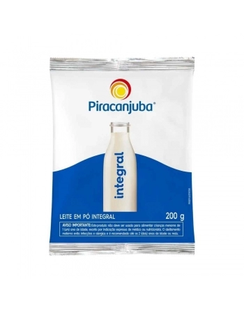 LEITE PIRACANJUBA INTEGRAL SACH 200G