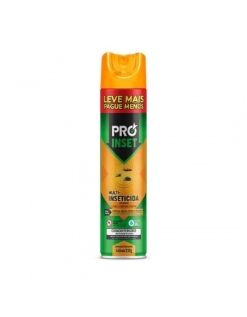 MULTI INSETICIDA PROINSET PROMOCIONAL S CHEIRO 12X450ML/330G