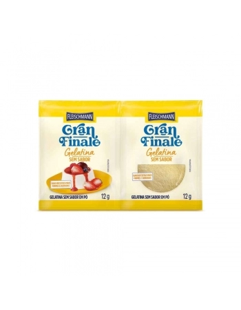 GELATINA S/SABOR INCOLOR GRAN FINALE 30X24G
