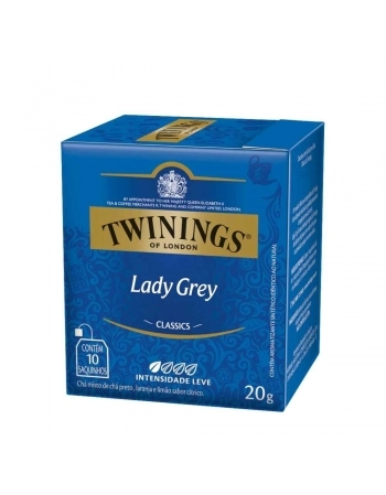 CHA TWININGS PRETO LADY GREY 12DSX10X20G