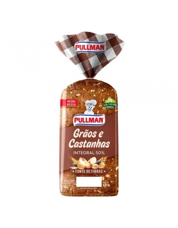 PAO GRAOS E CASTANHAS 450G PVT