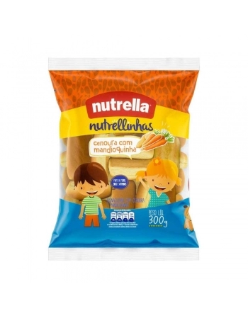 BISNAGUINHA CENOURA COM MADIOQUINHA 300G NUT