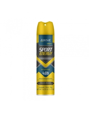 DESODORANTE ANT ABOVE SPORT ENERGY MEN AC 24X150ML/90G