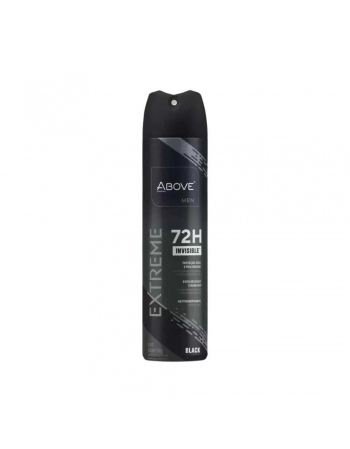 DESODORANTE ANT ABOVE EXTREME BLACK 72H AC 24X150ML/90G