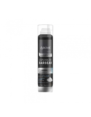 ESPUMA DE BARBEAR ABOVE CARVAO ATIVADO AL 24X150ML/145G