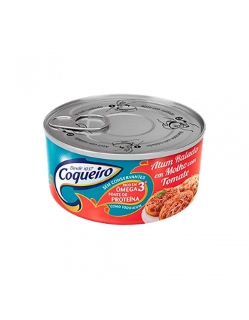 ATUM COQUEIRO RALADO TOMATE 24X160G