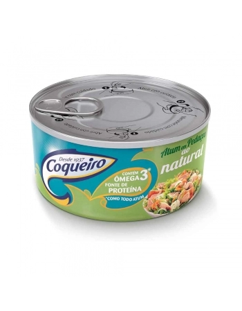 ATUM COQUEIRO PEDAÇOS AO NATURAL 24X170G