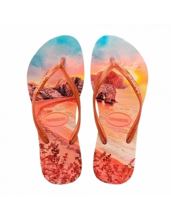 SD HV SLIM PAISAGE BEGE PALHA/LARANJA 33/34 C1