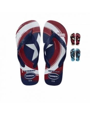 SD HV TOP MARVEL LOGO MANIA AZUL TRANQUILIDADE 35/36 C3