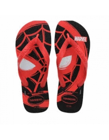 SD HV TOP MARVEL LOGOMANIA PRETO/VERMELHO RUBI 33/34 C3