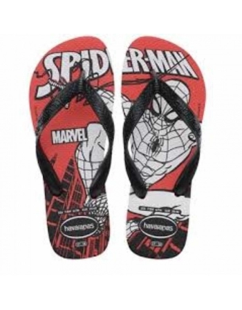 SD HV TOP MARVEL LOGOMANIA PRETO/VERMELHO RUBI 35/36 C3