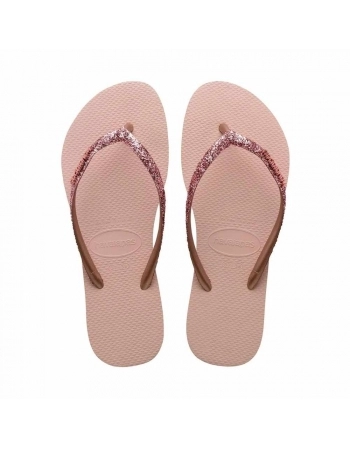 SD HV SLIM GLITTER II ROSA BALLET/DOURADO BLUSH 33/34 C3